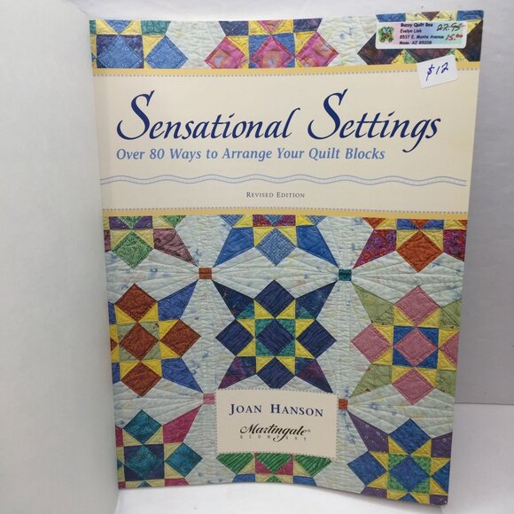 2004 Sensational Settings 80+ Ways Arrange Quilt Blocks Joan Hanson Revised Ed - Picture 3 of 15